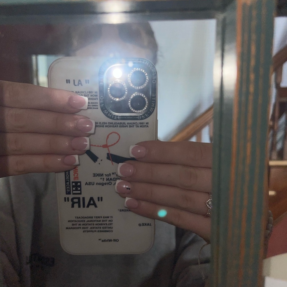 Off-White White Minimalist iPhone Case